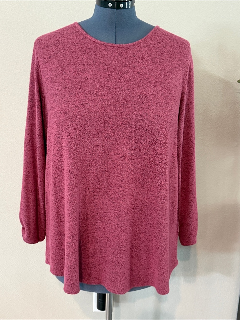 Apt. 9 Soft Rose Long-Sleeve Knit Top
